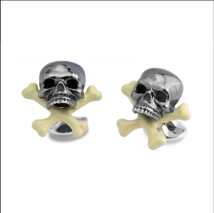 Skull and hot sale crossbones cufflinks