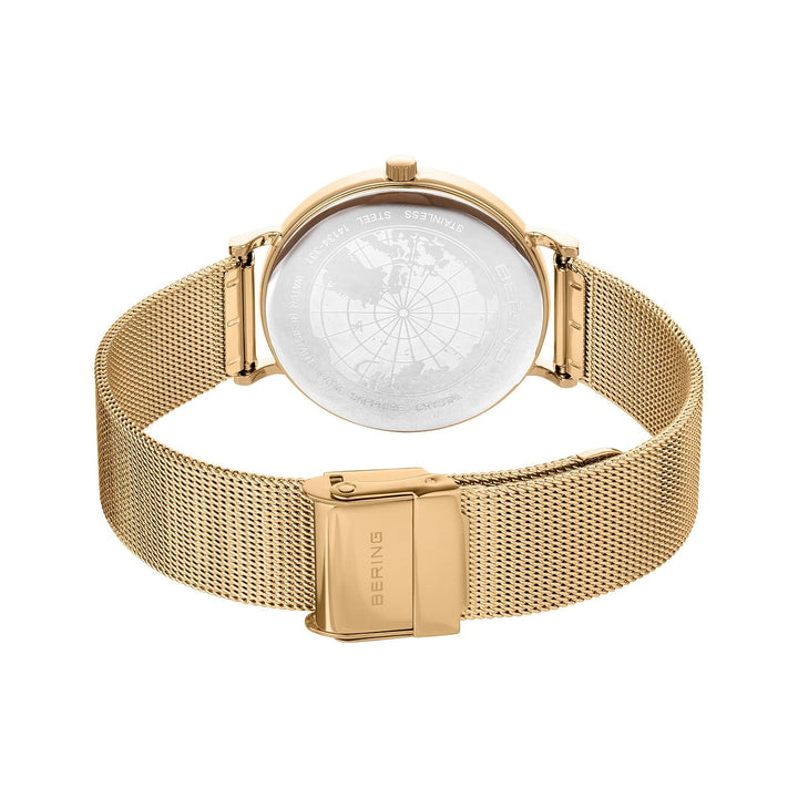 Bering mens Gold Plated Watch