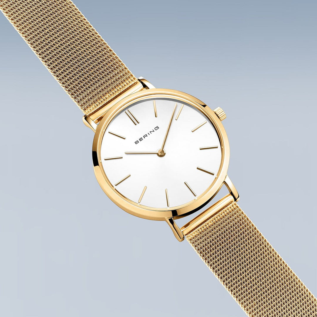 Bering mens Gold Plated Watch