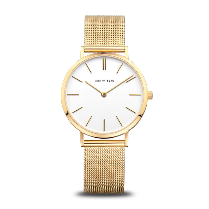 Bering mens Gold Plated Watch