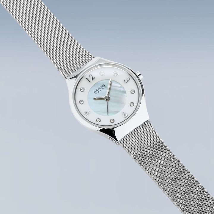 Bering Solar Stainless Steel Bracelet Watch