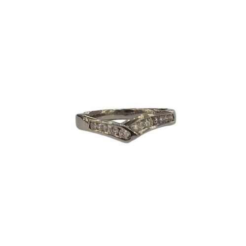 Platinum Wishbone Diamond Ring