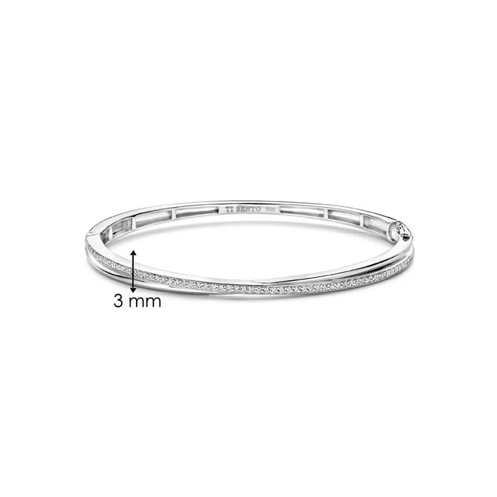 Ti Sento Silver Bangle