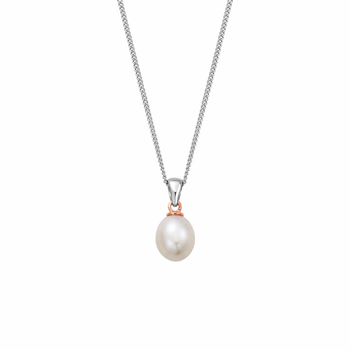 Clogau Beachcomber Silver and Pearl Pendant