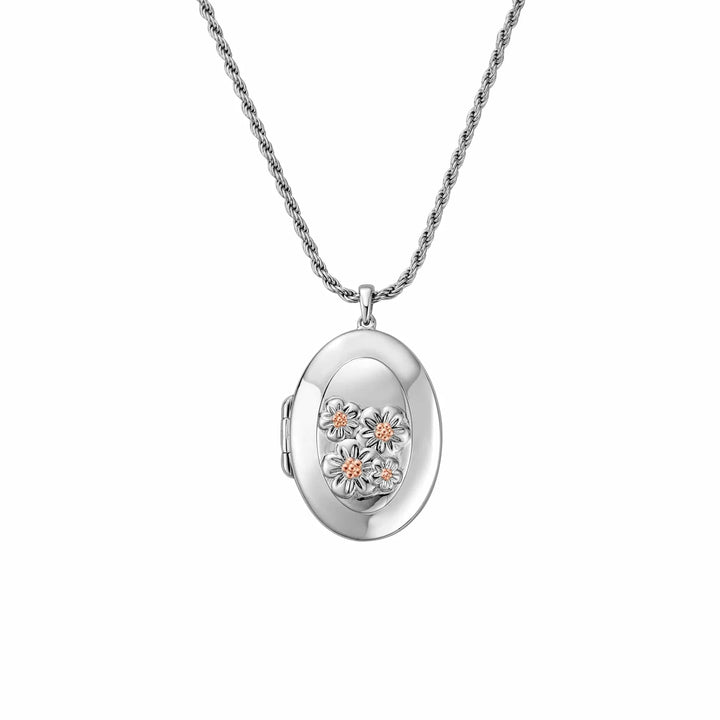 Clogau Forget Me Not Silver Locket