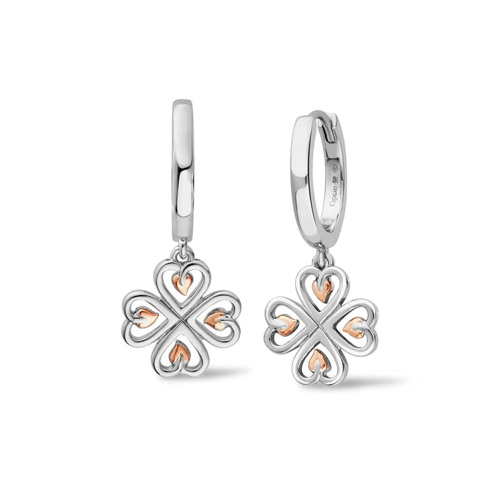 Clogau Tree of Life Heart Drop Earrings