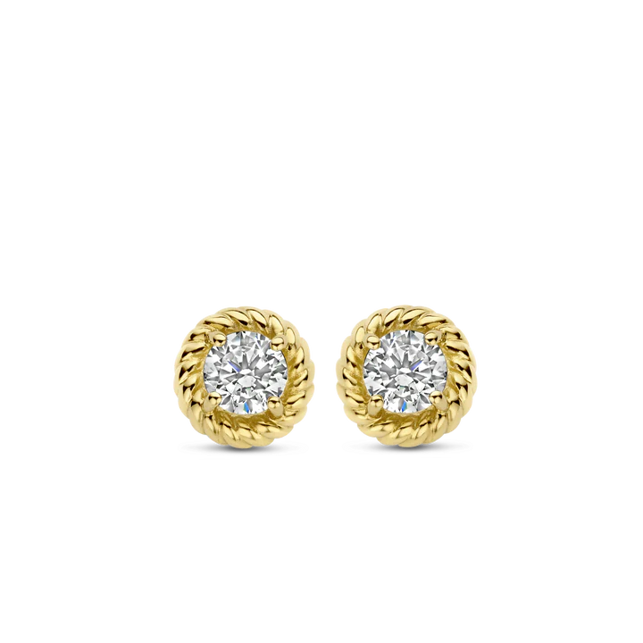 Ti Sento Gold Plated Studs