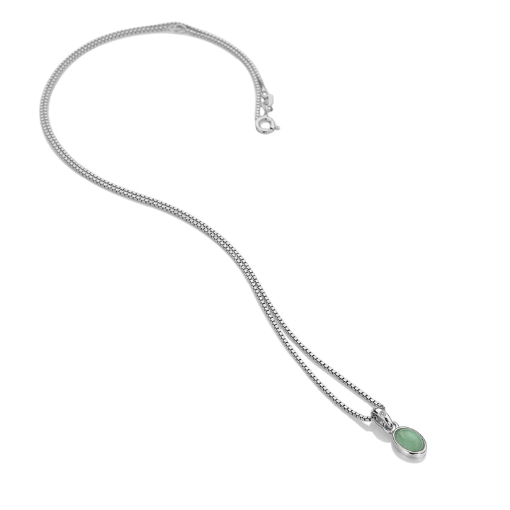 Hot Diamonds Green Adventurine March Birthstone Pendant