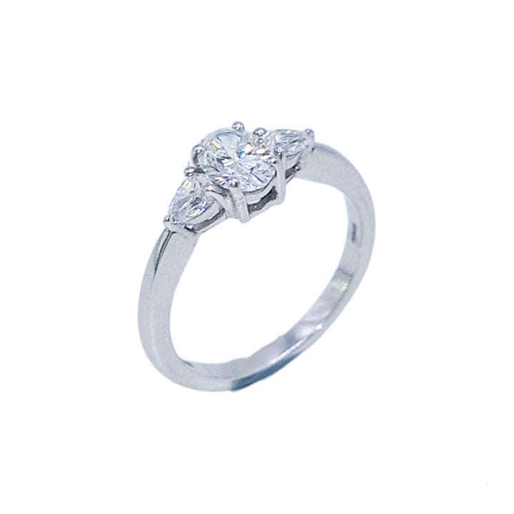 Platinum Trilogy Diamond Ring