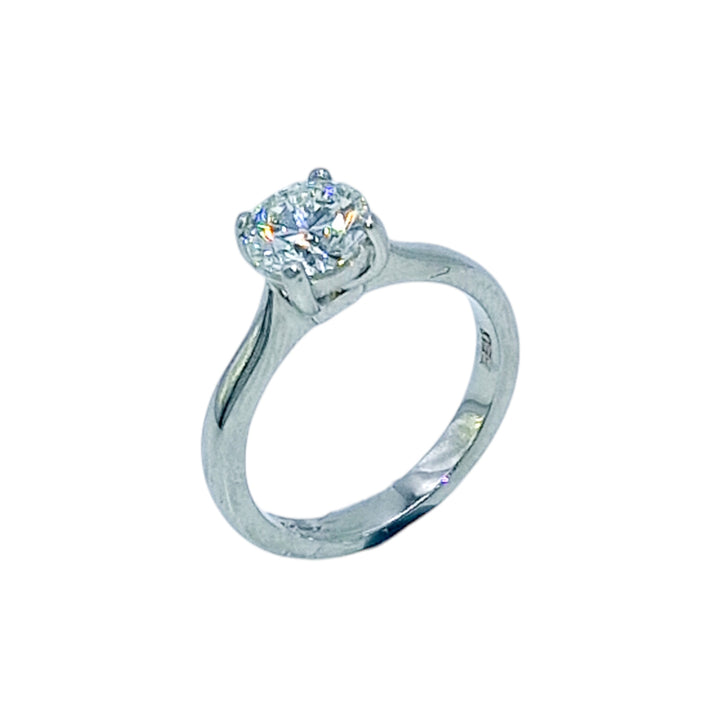 Platinum Solitaire Diamond Ring