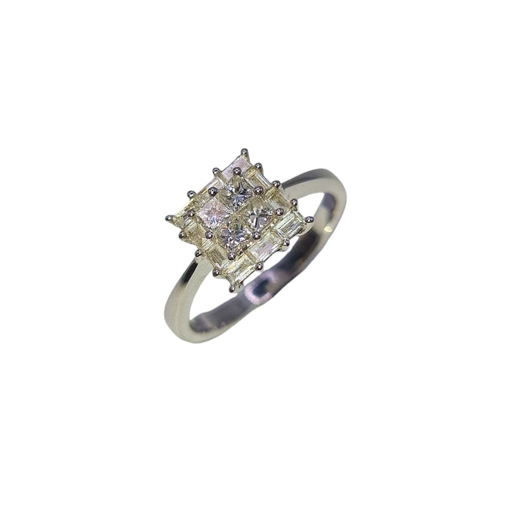 18ct White Gold Diamond Ring