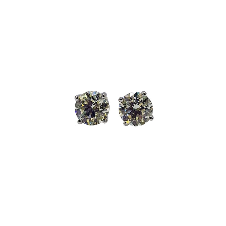 18ct Gold Diamond Earrings