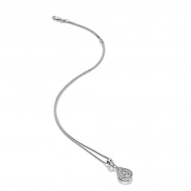 Hot Diamonds Glimmer Teardrop Necklace